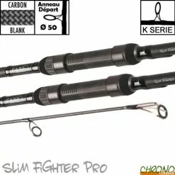 Canne Carp Design Slim Fighter Pro 50mm 12' 3.5lbs (les 2)
