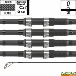 Canne Pelzer Bullet Long Range 50mm 13' 3.5lbs (les 4)