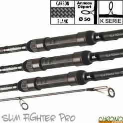 Canne Carp Design Slim Fighter Pro 50mm 12' 3.5lbs (les 3)