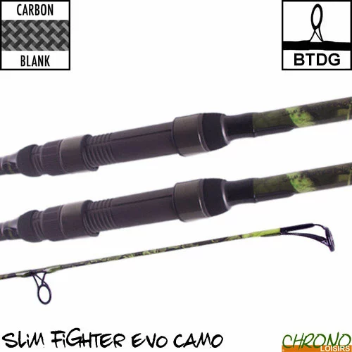 Canne Carp Design Slim Fighter Evo Camo 10' 3.5lbs (les 2) 1 Canne Carp Design Slim Fighter Evo Camo 10' 3.5lbs (les 2)