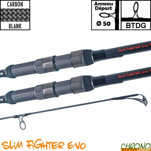 Canne Carp Design Slim Fighter Evo 50mm 13' 3.5lbs (les 2) 1 Canne Carp Design Slim Fighter Evo 50mm 13' 3.5lbs (les 2)
