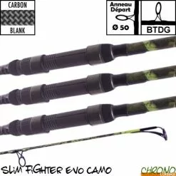 Canne Carp Design Slim Fighter Evo Camo 50mm 12' 3.5lbs (les 3)