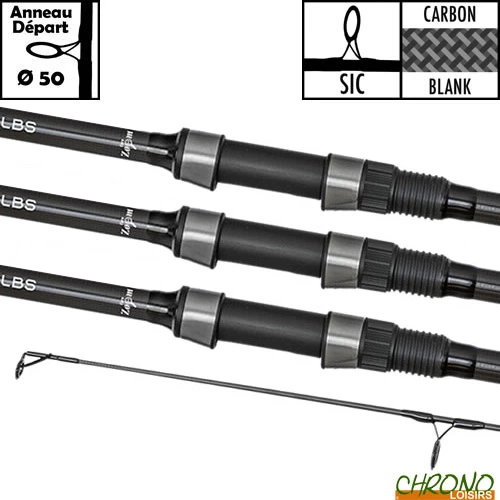 Canne Carp Zoom Maximal Carp 50mm 13’ 3.5lbs (les 3) 1 Canne Carp Zoom Maximal Carp 50mm 13’ 3.5lbs (les 3)