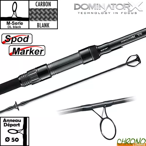 Canne Sonik DominatorX RS Spod & Marker 12' 1 Canne Sonik DominatorX RS Spod & Marker 12'