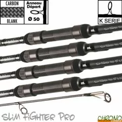 Canne Carp Design Slim Fighter Pro 50mm 12' 3.5lbs (les 4)