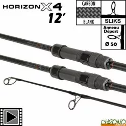 Canne Fox Horizon X4 50mm 12' 3.5lbs (les 2)