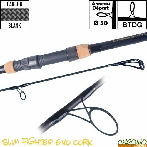 Canne Carp Design Slim Fighter Evo 50mm 12' 3.5lbs Full Cork 1 Canne Carp Design Slim Fighter Evo 50mm 12' 3.5lbs Full Cork