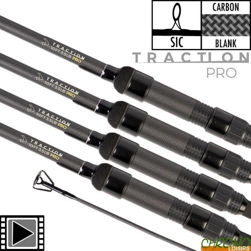 Canne Avid Carp Traction Pro 10' 3.5lbs Slim Shrink (les 4) 1 Canne Avid Carp Traction Pro 10' 3.5lbs Slim Shrink (les 4)