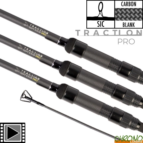 Canne Avid Carp Traction Pro 10' 3.5lbs Slim Shrink (les 3) 1 Canne Avid Carp Traction Pro 10' 3.5lbs Slim Shrink (les 3)