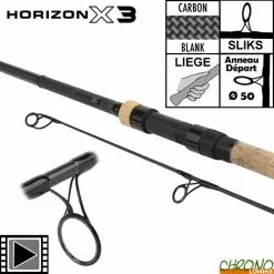 Canne Fox Horizon X3 50mm 12' 3.5lbs Full Cork