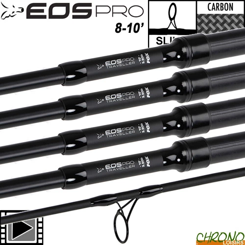 Canne Fox EOS Pro Traveller 8-10' 3.5lbs Full Shrink (les 4) 1 Canne Fox EOS Pro Traveller 8-10' 3.5lbs Full Shrink (les 4)